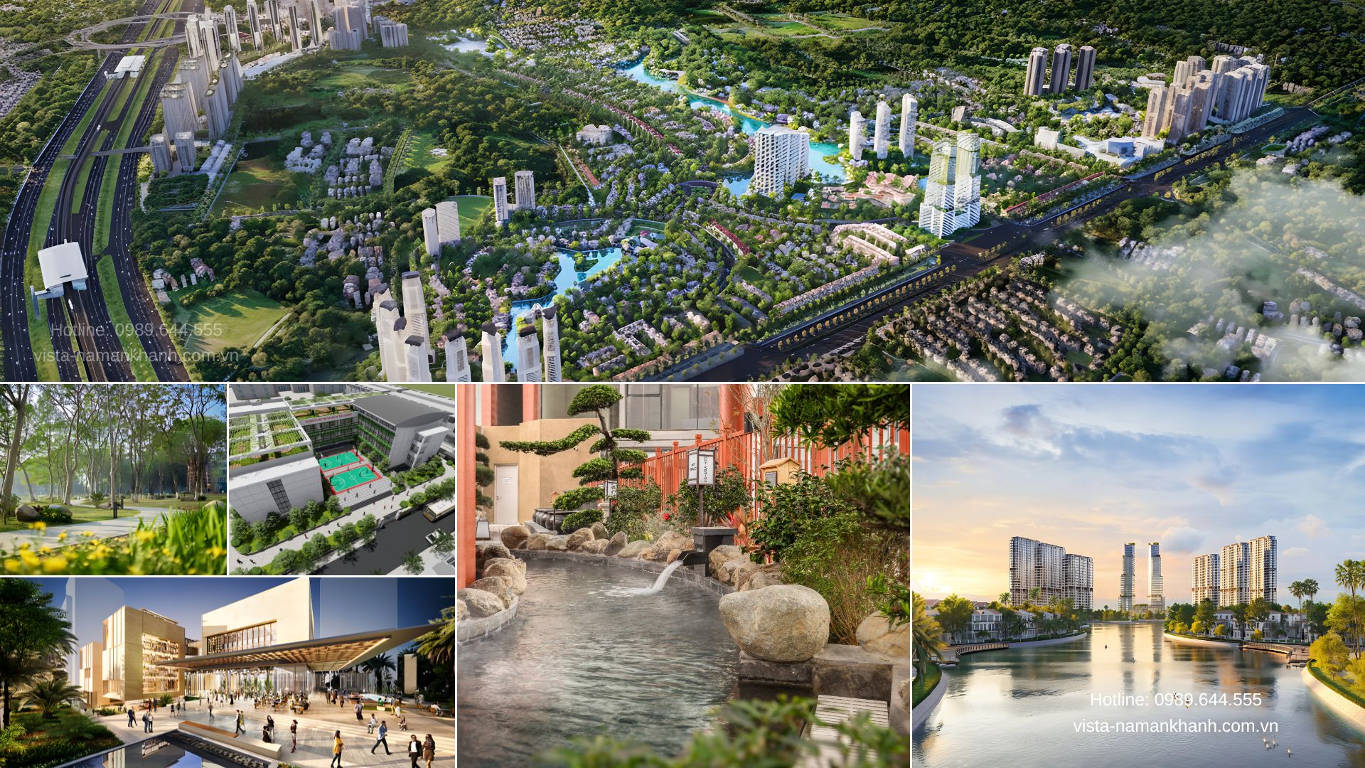 Tiện ích nội khu Vista Nam An Khánh - sự kết hợp hoàn hảo giữa tiện ích sống xanh và tiện ích nghỉ dưỡng.